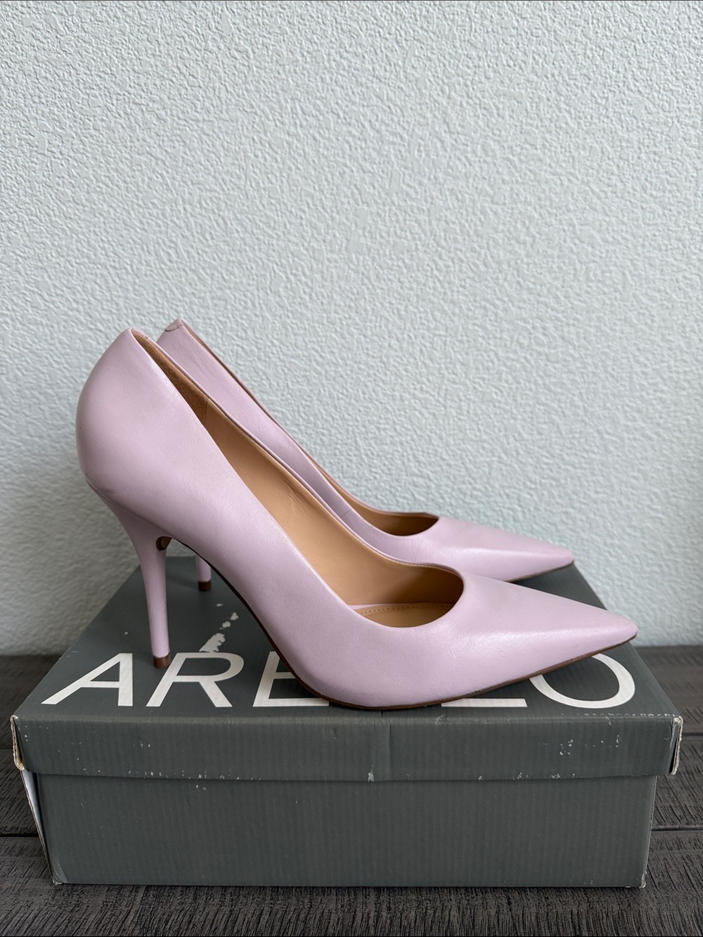 Arezzo Emily Pointed-Toe Stiletto Soft Violet NIB